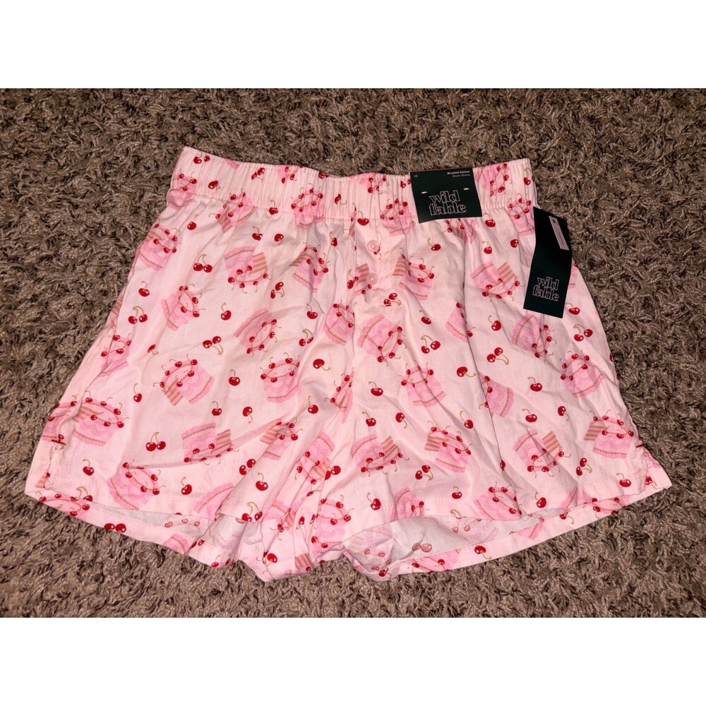Wild Fable Women’s Sleep Short Boxer Brushed Cotton XS NWT
